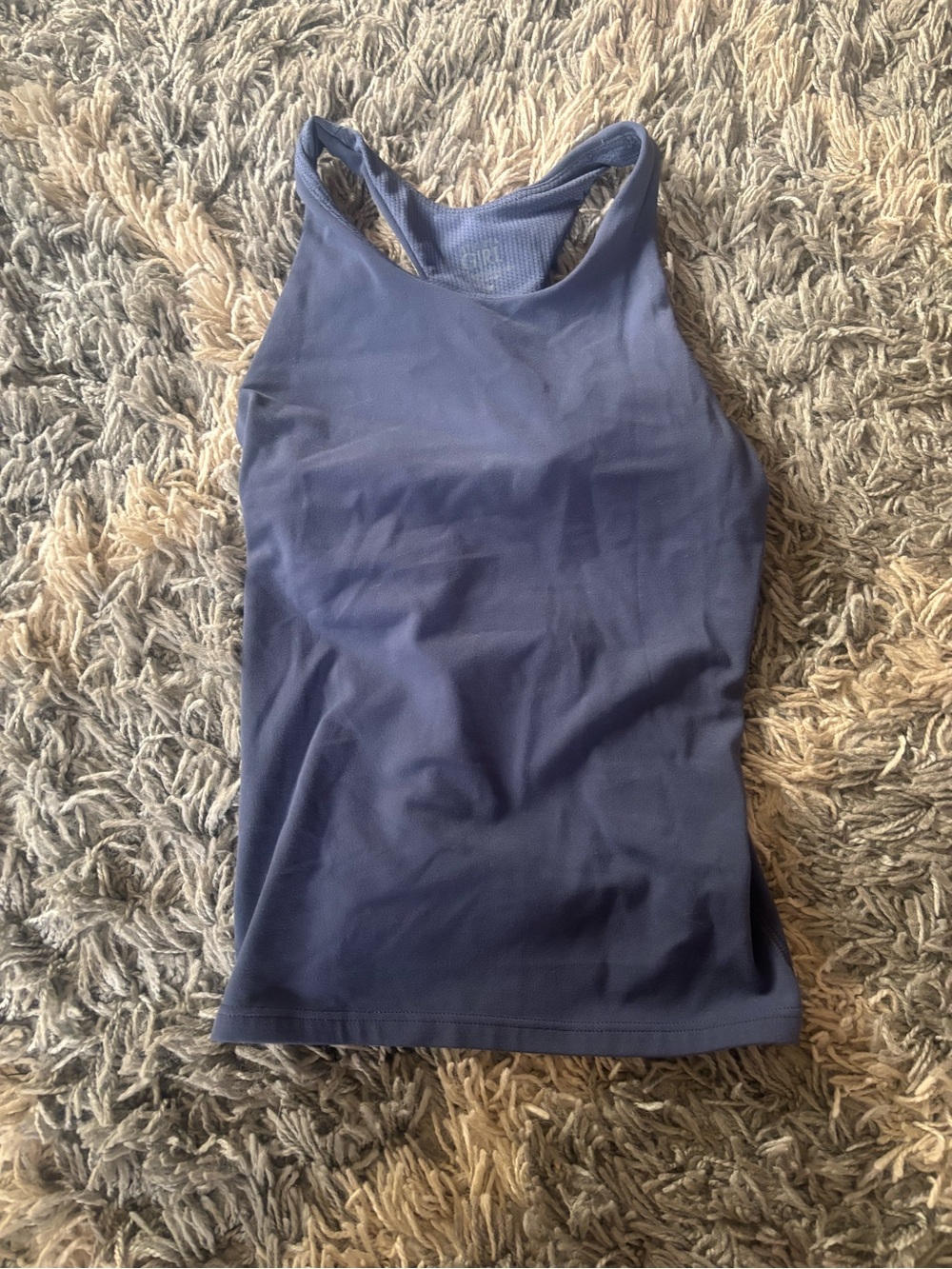 Athleta Girls' Racerback Tank Top - Slate Blue
